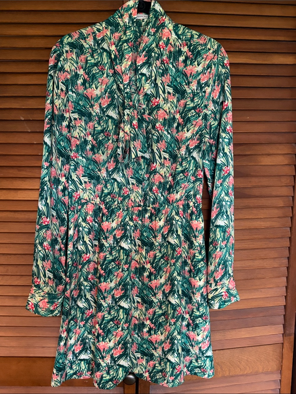 Sunday Best Green & Pink Tropical Print Shirt